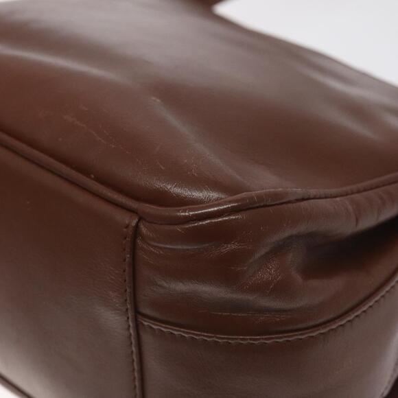 GUCCI Bamboo Shoulder Bag Leather Brown Gold 001 14 001 14 - Picture 12 of 16